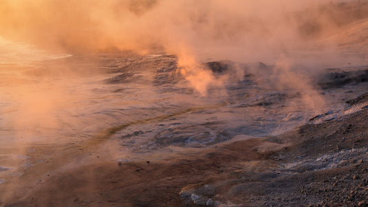 Lightroom sharpened image of Yellowstone