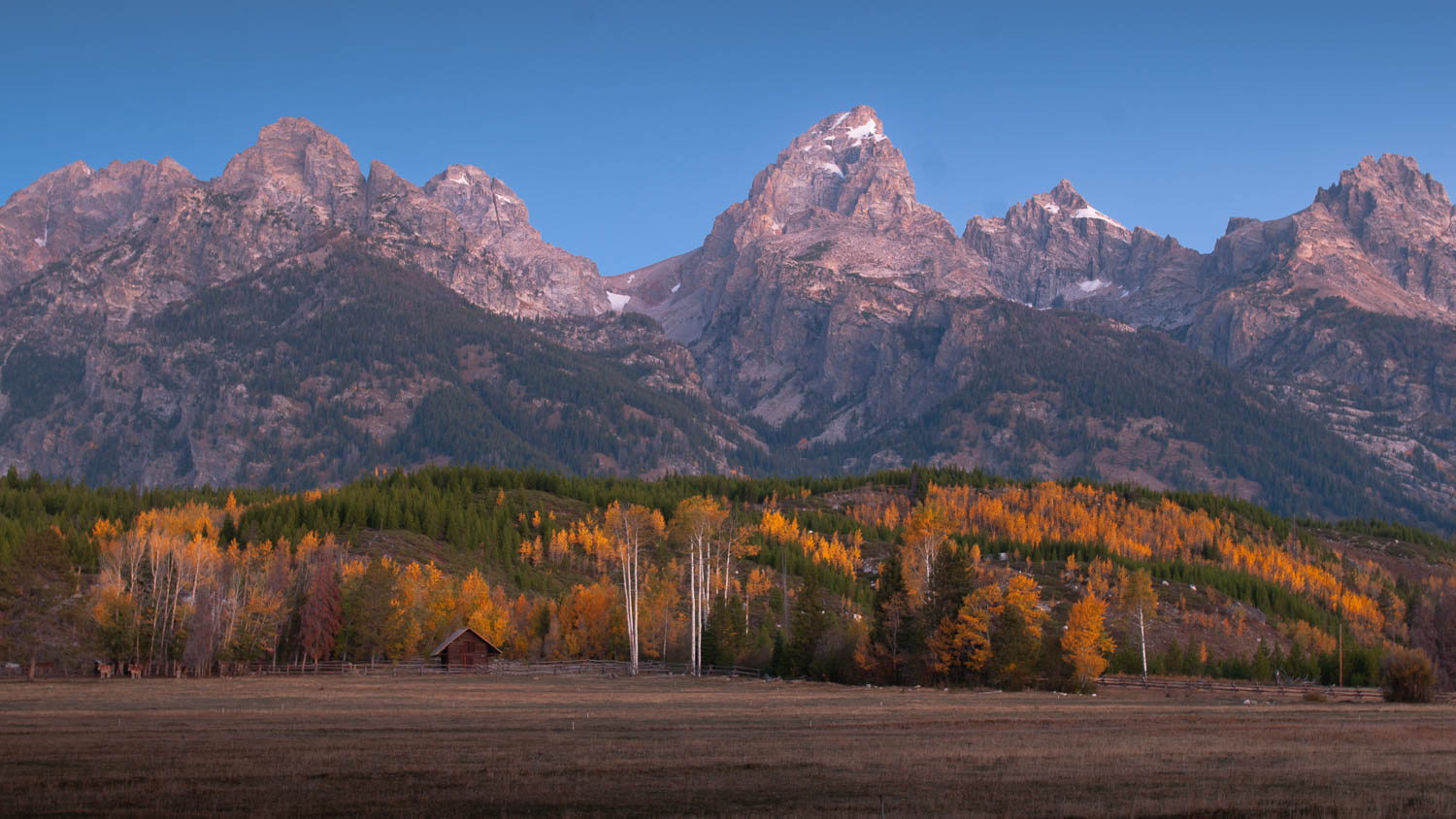 Grand Teton Fall Morning