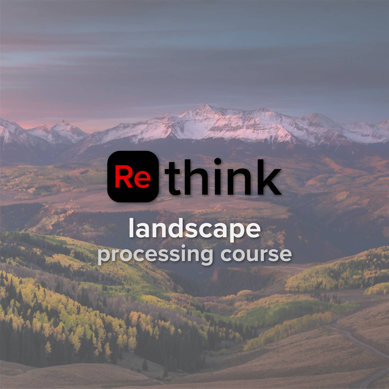 Rethink Landscape Processing Course Logo